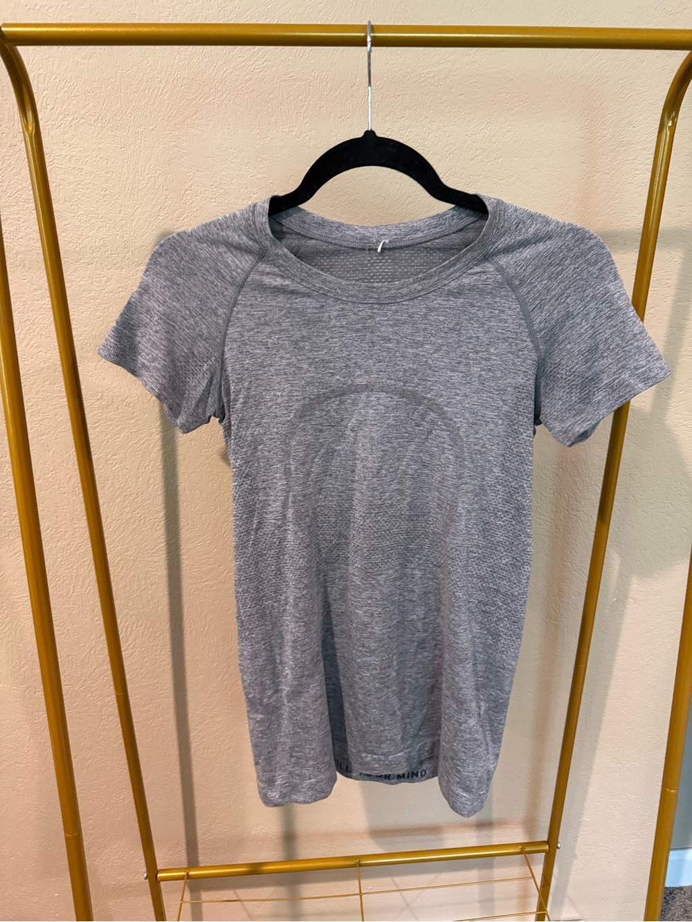 lululemon athletica Heather Gray Short-Sleeve Active Tee